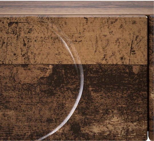 Wooden Console Table Aged Wood L96.5xW38xH75cm