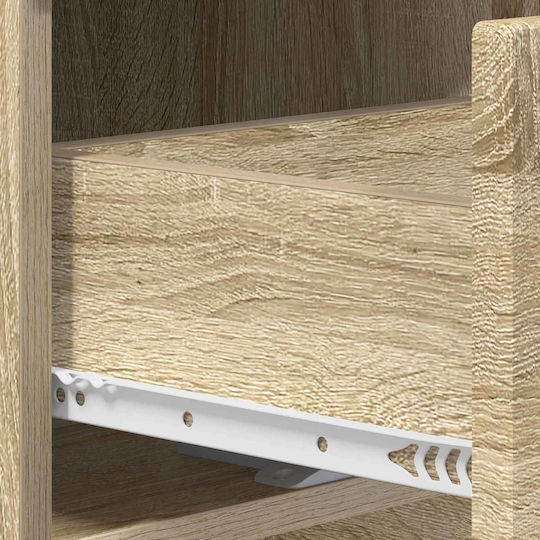Wooden Oak Console L96.5xW38xH75cm