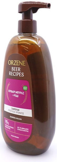 Orzene Beer Recipes Gerste Bier + Granatapfel Shampoos Glanz für Gefärbt Haare 750ml