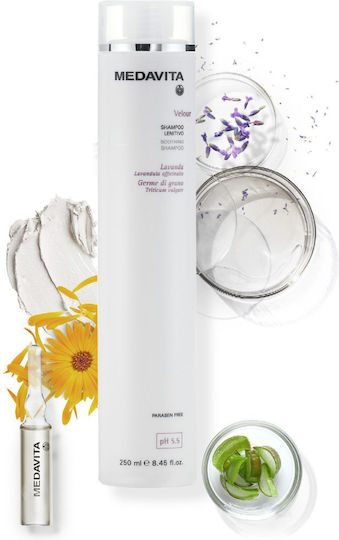 Medavita Velour Shampoos for Sensitive Scalp for All Hair Types 250ml
