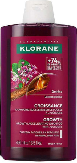 Klorane Quinine Length Nourishing/Reconstructing & Shine Shampoo for All Hair Types 400ml