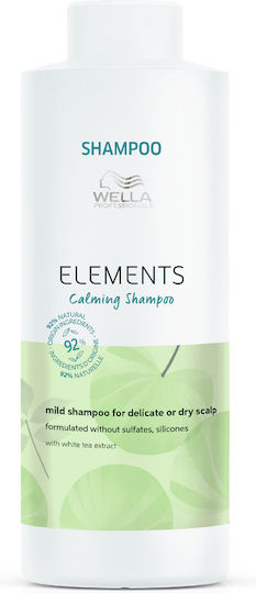 Wella Elements Calming Refill Шампоан Против Сухота На Скалпа За Чувствителен Скалп 1000ml