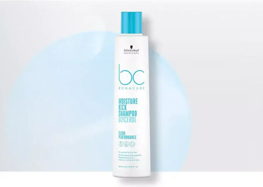 Schwarzkopf Bonacure Moisture Kick Glycerol Shampoos Hydration for Fragile, Αντι-Θραύση Hair 1000ml