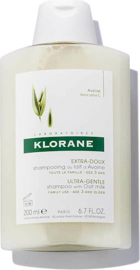 Klorane Oat Milk Шампоан За Блясък За Всички Типове Коса 200ml