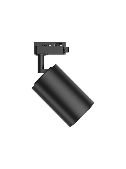 Braytron Μονό LED Σποτ σε Μαύρο Χρώμα
