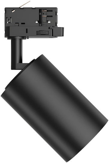 Braytron Μονό LED Σποτ σε Μαύρο Χρώμα