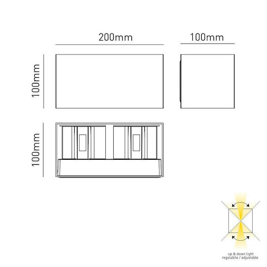 Bot Lighting Wall-Mounted Outdoor Light IP65