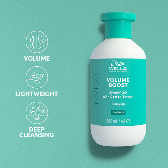 Wella Profesionnals Invigo Volume Boost Bodifying Σαμπουάν Όγκου & Λείανσης για Ξηρά Μαλλιά Μαλλιά 1000ml