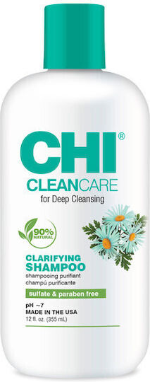 CHI Cleancare – Clarifying Shampoo for Deep Cleaning & Smoothing 355ml