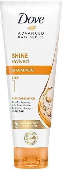 Dove Advanced Hair Series Pure Care Oil Shampoos Hydration & Shine for Dry Hair Hair 250ml