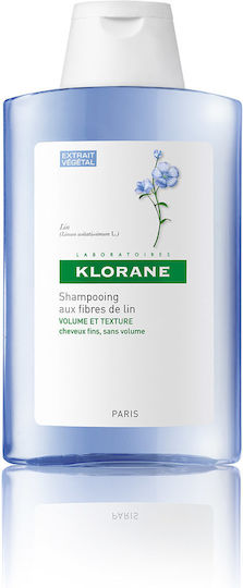 Klorane Linum Σαμπουάν Όγκου για Εύθραυστα Μαλλιά 200ml