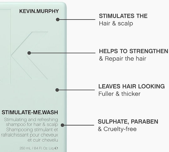 Kevin Murphy Stimulate Me Shampoos Reconstruction/Nourishment for Fragile, Αντι-Θραύση Hair 250ml