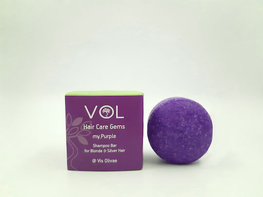 Vis Olivae Hair Care Gems My Purple Solid Шампоан Възстановяване/Подхранване И Хидратация За Всички Типове Коса 55гр