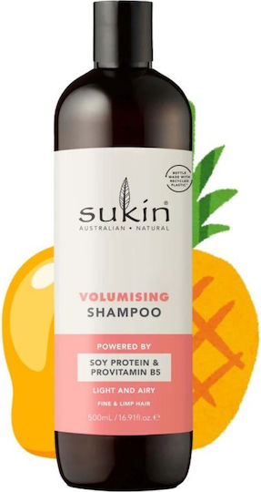 Sukin Naturals Natural Volumizing Шампоан Натрупване На Маса За Всички Типове Коса 500мл