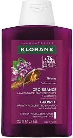 Klorane Quinine Length Σαμπουάν Αναδόμησης/Θρέψης για Όλους τους Τύπους Μαλλιών 200ml