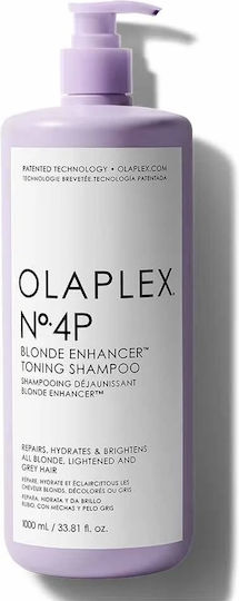 Olaplex No. 4p Blonde Enhancer Toning Shampoos for Coloured Hair 1000ml