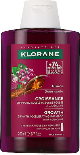 Klorane Quinine Length Σαμπουάν Αναδόμησης/Θρέψης για Όλους τους Τύπους Μαλλιών 200ml