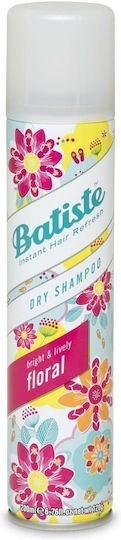 Batiste Floral Сух Шампоан За Обем И Запазване На Цвета За Всички Типове Коса 200ml