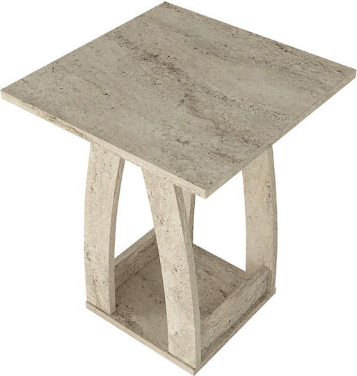 Нощно шкафче Deros Дървено Бежово 45x45x56cm