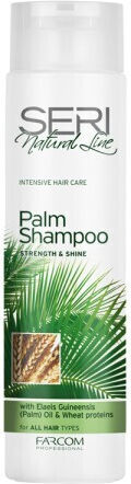 Farcom Seri Natural Line Palm Strength & Shine Shampoos Hydration & Shine for All Hair Types 300ml