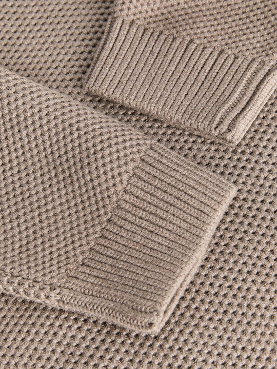 Ανδρική Ζακέτα Πλεκτή Walnut