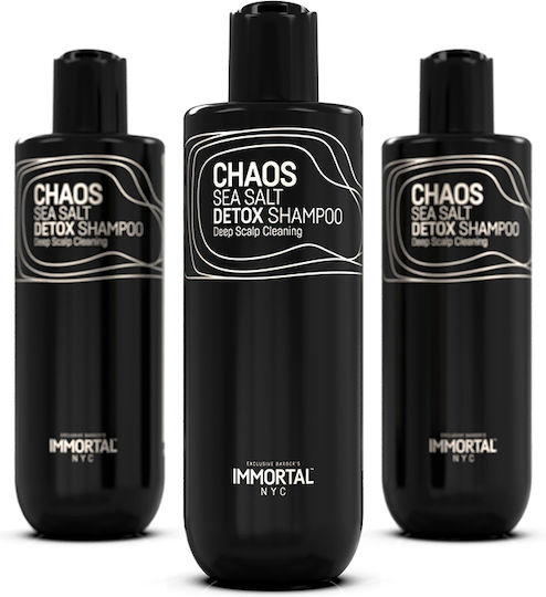 Immortal Infuse Chaos Sea Salt Sampon de Păr Hidratare & Curățare Profundă pentru Toate Tipurile de Păr 400ml