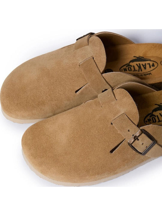 Afelpado Anatomic Leather Clogs Women's Slippers Afelpado TAN