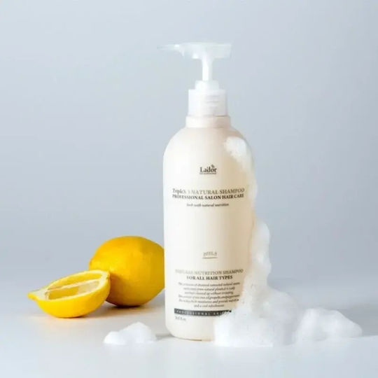 Lador TripleX3 Natural Shampoos for Sensitive Scalp against Dandruff & Hair Loss for All Hair Types 530ml