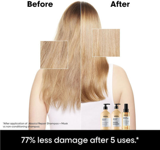 L'Oréal Professionnel Absolut Repair Sampon De Par Reconstrucție/Hrană Și Hidratare Pentru Păr Uscat 500ml