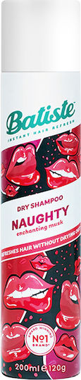Batiste Naughty Сух Шампоан За Обем За Всички Типове Коса 200ml