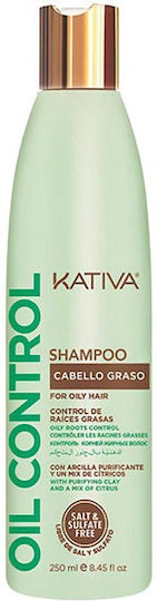 Kativa Oil Control Σαμπουάν Βαθύ Καθαρισμού για Λιπαρά Μαλλιά 250ml