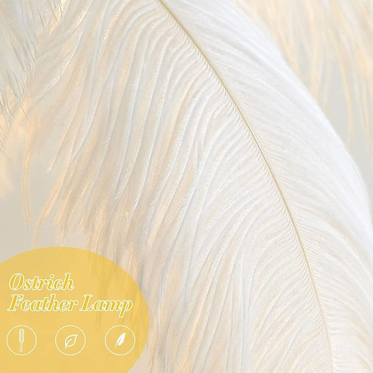 Floor Lamp H160cm with Lamp Bulb Base for E27 Gold PA-177 Gold