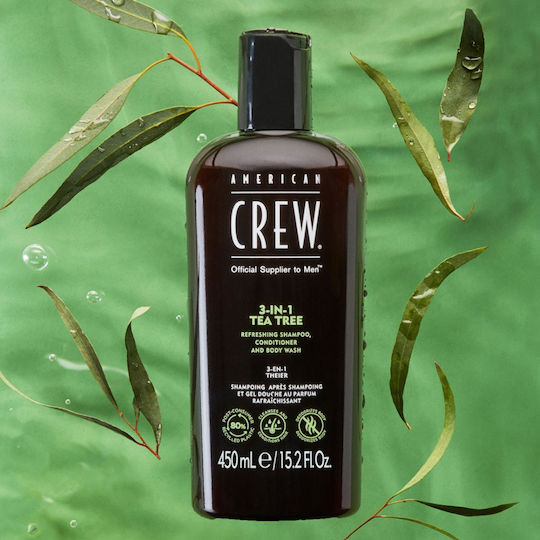 American Crew Tea Tree Шампоан за Хидратация за Всички Типове Коса 450мл