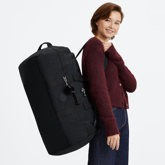 Kipling Σακ Βουαγιάζ 62lt Μαύρο Υφασμάτινο Μ62.5xΠ25.5xΥ35.8εκ.