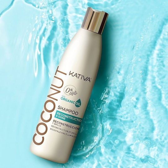 Kativa Coconut Shampoos Glanz für Alle Haartypen 250ml