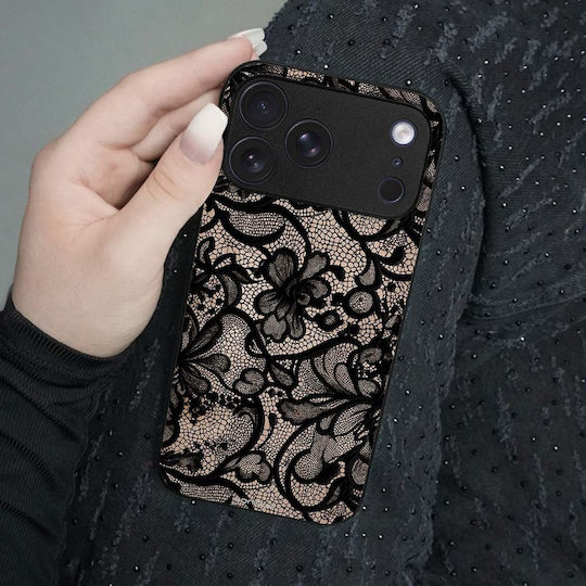 Калъф Sonique Diva Series Samsung Galaxy M35 5g Черна Дантела
