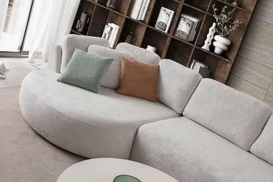 Venezia Ecke Sofa mit Linke Ecke Weiß