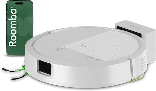iRobot Roomba 115 Combo Прахосмукачка робот с Лазерно Картографиране и Всмукателна мощност 15000Pa Бяла