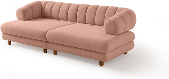 Gloria Τριθέσιος Καναπές Powder 240x95x80εκ.