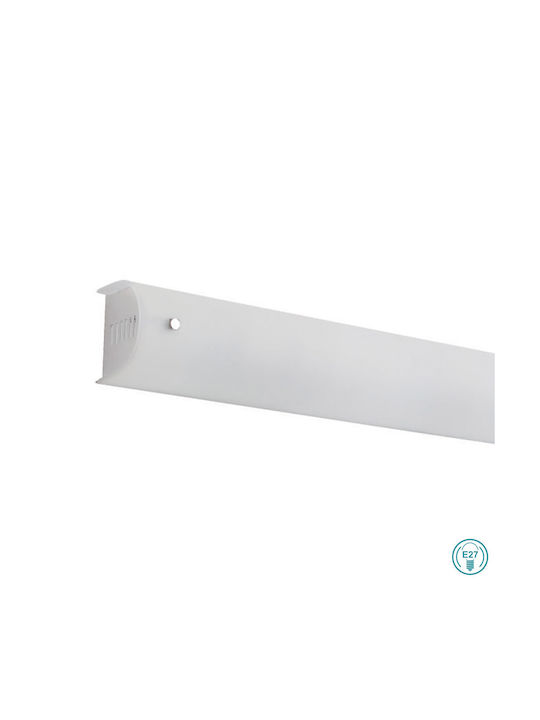 Viokef Taylor Modern Leuchte Wand mit Fassung E27 Weiß 35x7x9cm