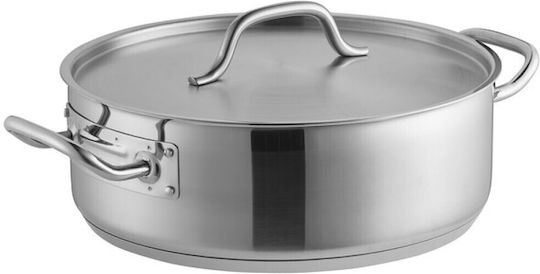 GTSA Stainless Dutch Oven Capacity 27lt with Diameter 45cm and Height 17cm.