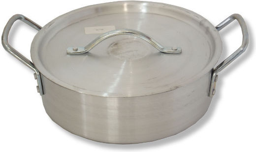 Semi-Pressure Cooker Aluminum Capacity 12.5lt with Diameter 34cm.