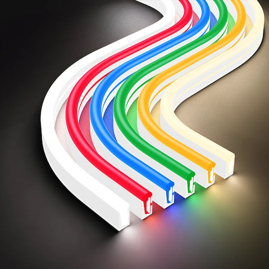Braytron Waterproof LED Strip 220V Warm White Light Neon Flex