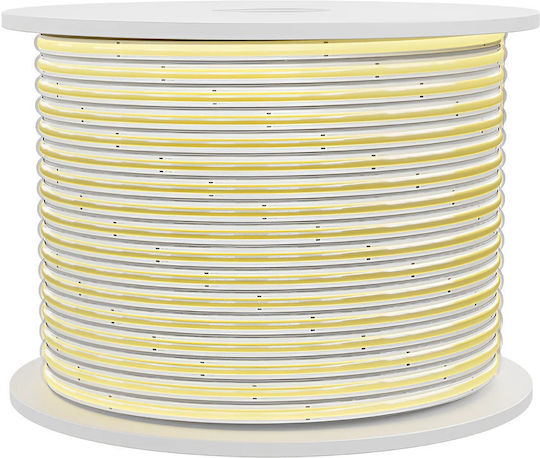 Braytron Rezistent la apă Bandă LED 220V Alb Cald Lumină Tip COB