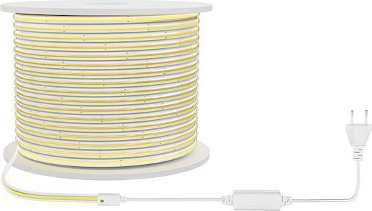Braytron Αδιάβροχη Ταινία LED 220V Φυσικό Λευκό Φως Τύπου COB