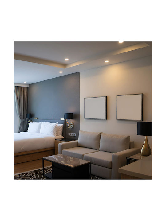 Braytron Recessed Spot with Integrated LED and Warm White Light White 1pcs