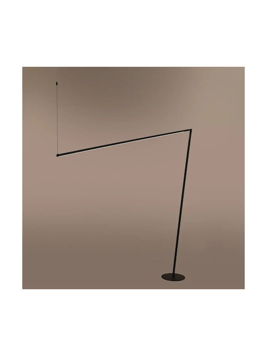 LED Floor Lamp with Adjustable White Light 3000lm Black LED Floor Lamp with Adjustable White Light 3000lm Black
