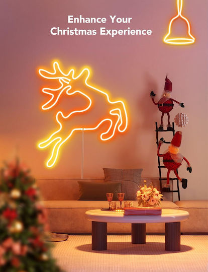 Govee Smart LED Strip Neon Rope Light 2 Wi-Fi RGBIC Light 5m Neon Flex