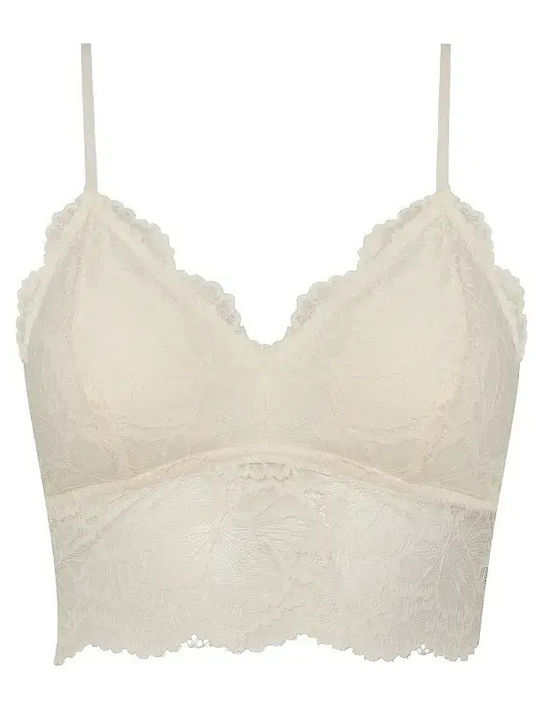 Women's Crop Top with Spaghetti Straps & V-Neck Brown