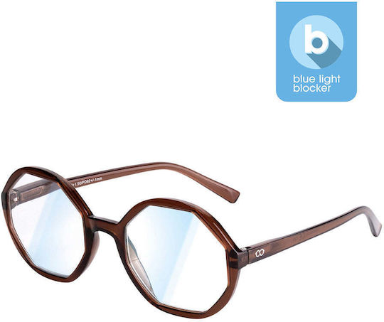 Looplabb Lolita Blaulichtblockierende Brillen Farbe Hazel Grad 2